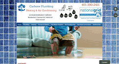 Desktop Screenshot of carboneplumbingheating.com
